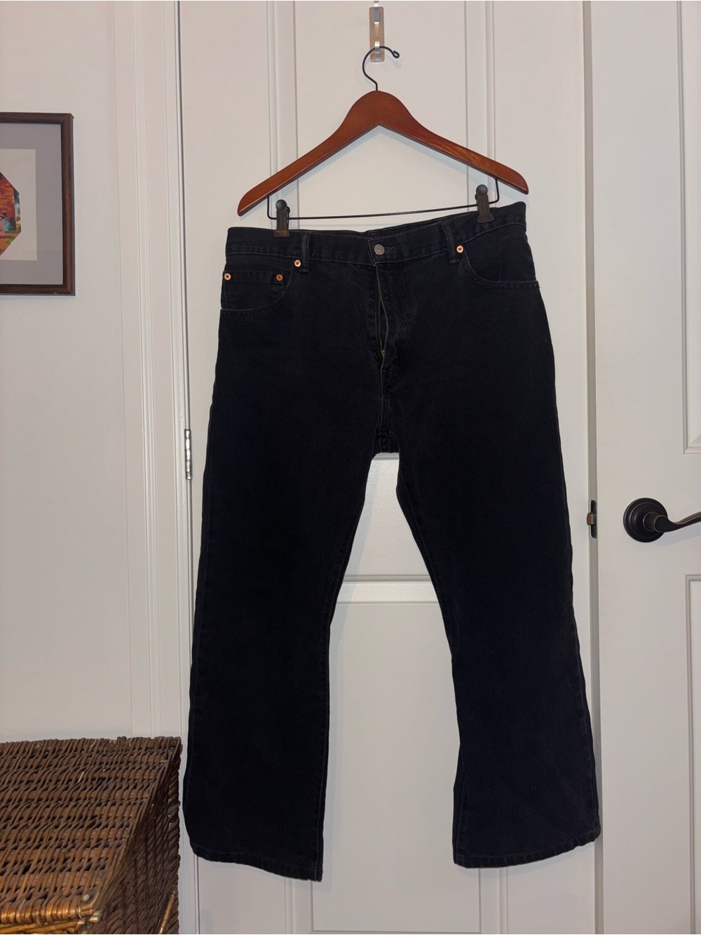 Men’s Black Denim Levi’s 517